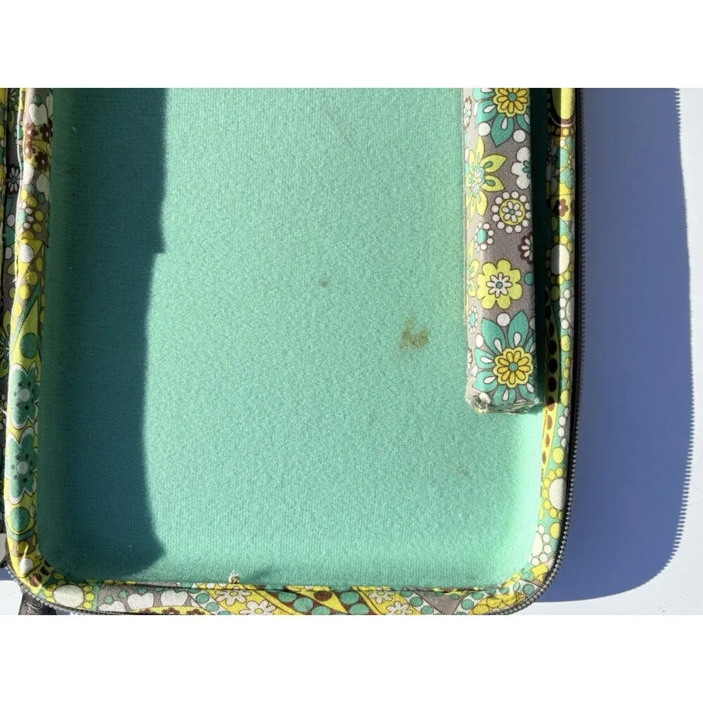 Vera Bradley Retired Lemon Parfait Turquoise Paisley mini computer Hard Case